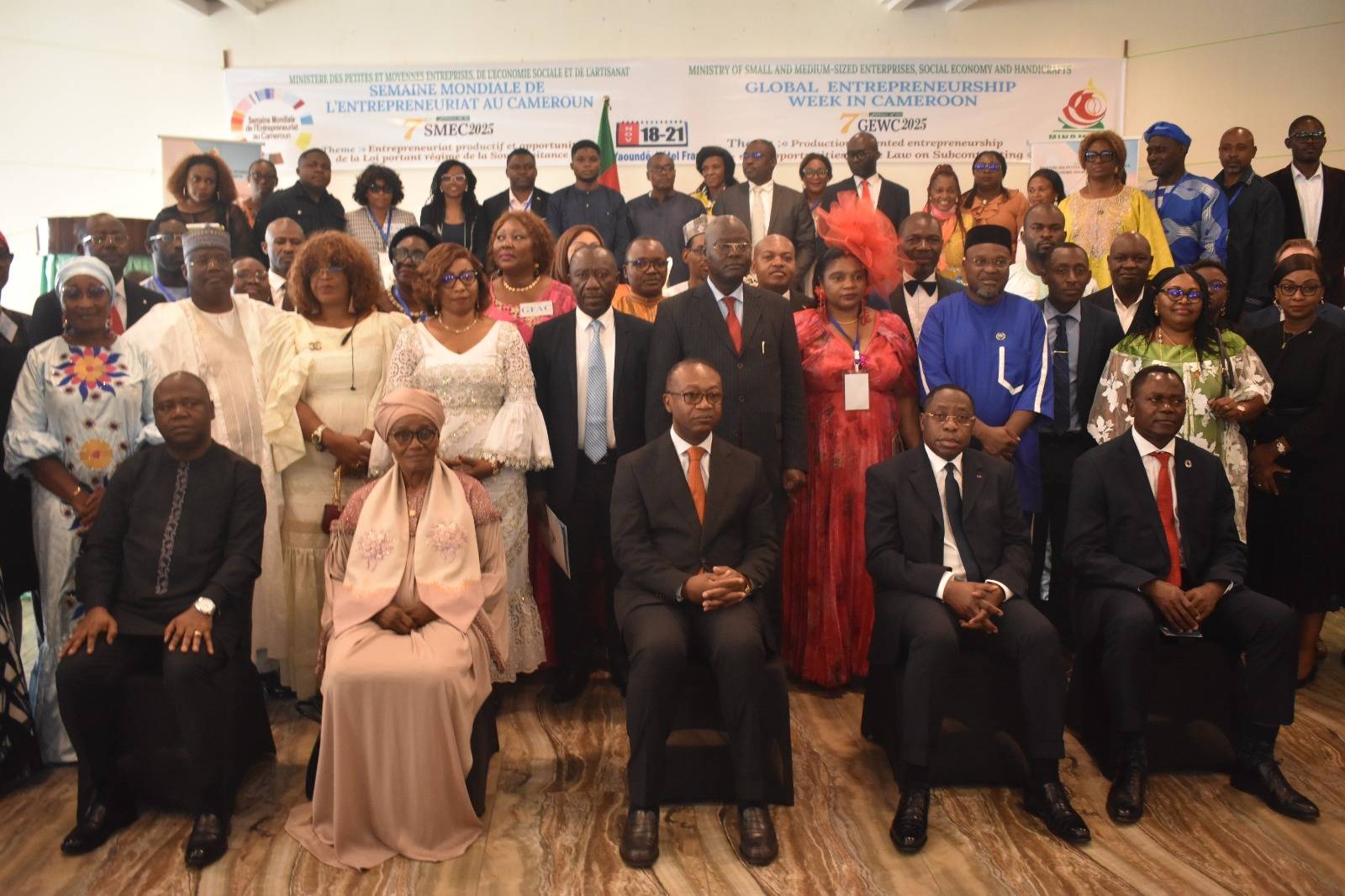 La 7ème semaine mondiale de l’entrepreneuriat au Cameroun célèbre l’entrepreneuriat productif et la loi sur la Sous-Traitance.